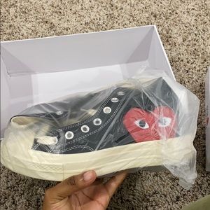 Comme de garçons high top converse